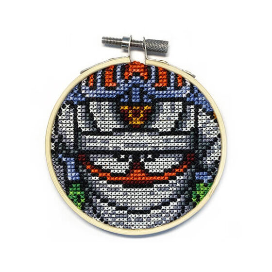 Decap Attack Sega Genesis retro video game cross-stitch STITCH-BIT by Bryan.