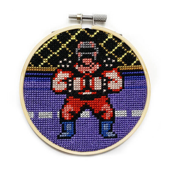 Double Dragon 2 Nintendo NES retro video game cross-stitch STITCH-BIT by Bryan.