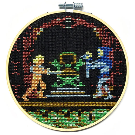 He-Man and the Masters of the Universe: The Ilearth Stone Commodore 64 retro video game cross-stitch STITCH-BIT by Bryan.