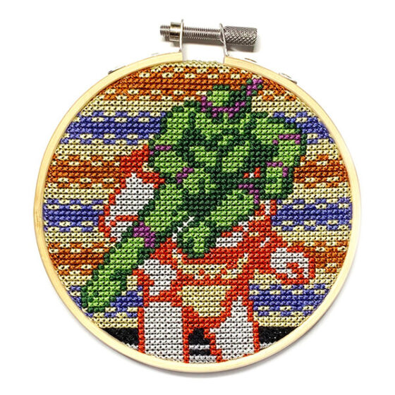 Teenage Mutant Ninja Turtles II: The Arcade Game Nintendo NES retro video game cross-stitch STITCH-BIT by Bryan.