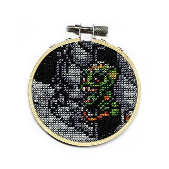 Xenophobe Atari Lynx retro video game cross-stitch STITCH-BIT by Bryan.