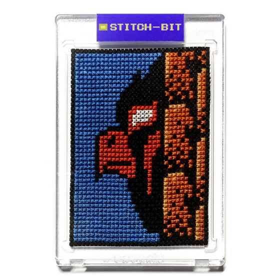 Super Mario Bros. 2 Nintendo NES retro video game cross-stitch STITCH-BIT by Bryan.