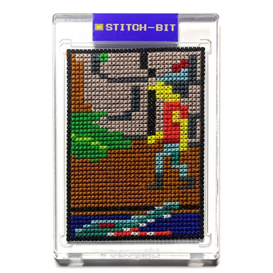 King's Quest IBM PCjr retro video game cross-stitch STITCH-BIT by Bryan.