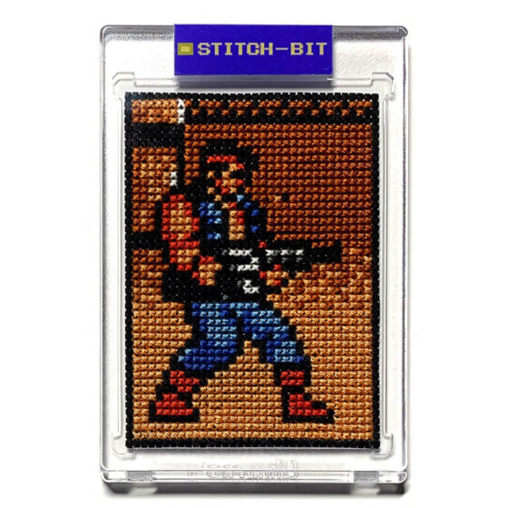 P.O.W.: Prisoners of War Nintendo NES retro video game cross-stitch STITCH-BIT by Bryan.