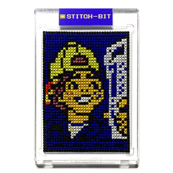 Paperboy Nintendo Game Boy Color retro video game cross-stitch STITCH-BIT by Bryan.