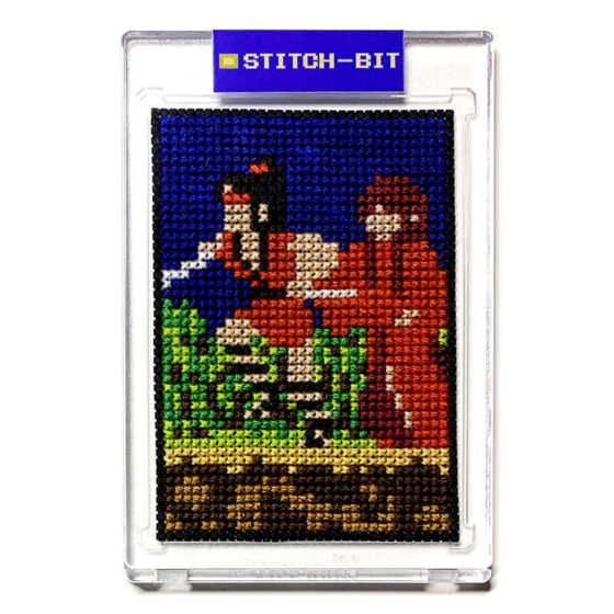 The Legend of Kage Nintendo NES retro video game cross-stitch STITCH-BIT by Bryan.