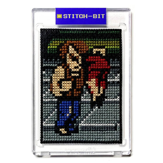 Double Dragon Nintendo NES retro video game cross-stitch STITCH-BIT by Bryan.